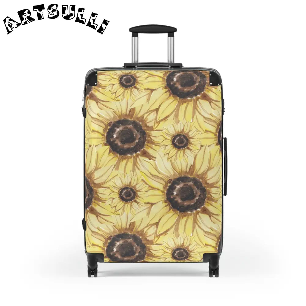 JAKKOUTTHEBXX Retro Anime Sunflower Suitcase JAKKOUTTHEBXX Artsulli
