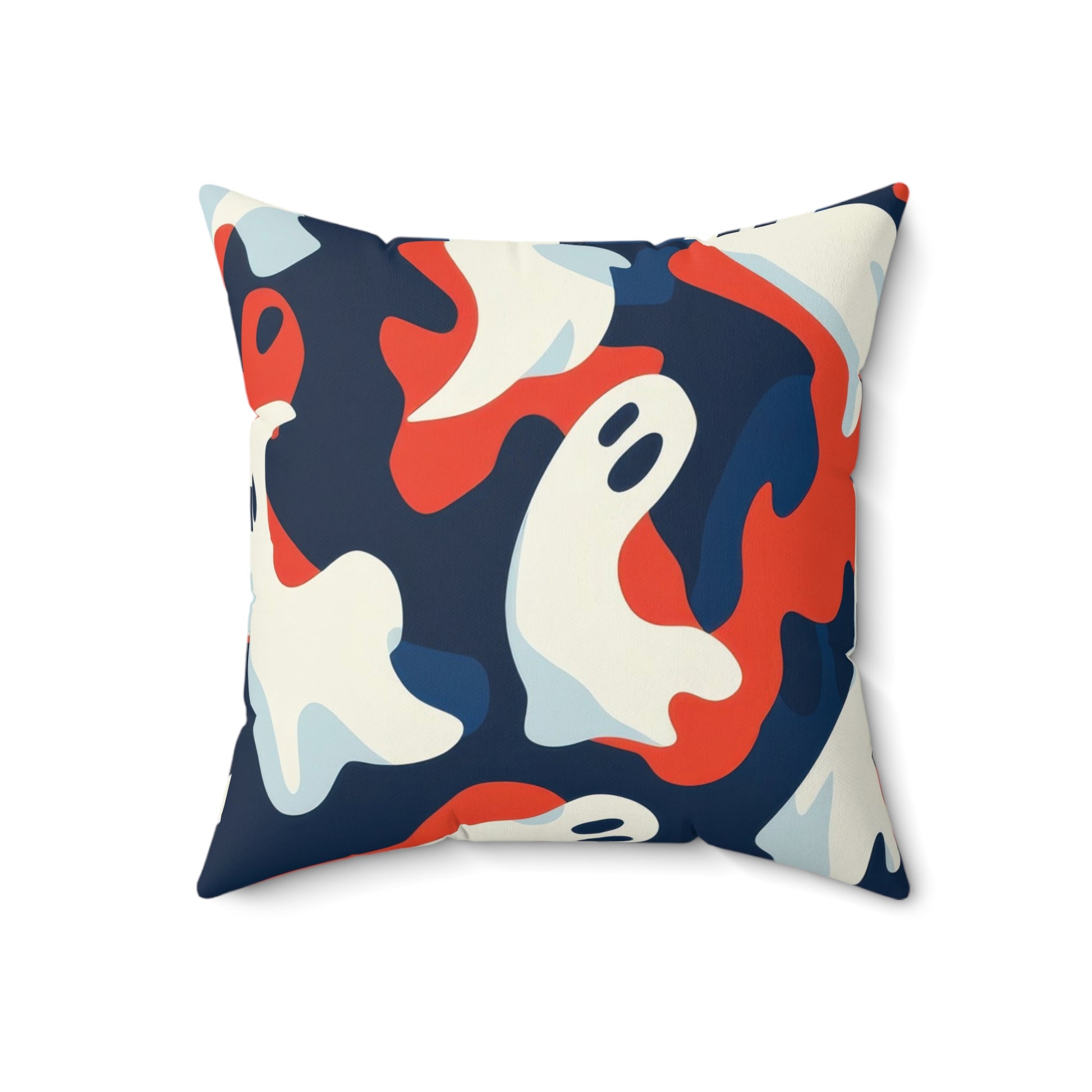 Camo Ghosts Spun Polyester Square Pillow, Artsulli - Art is Long, Life is Short, Home Decor, , , , , , , 