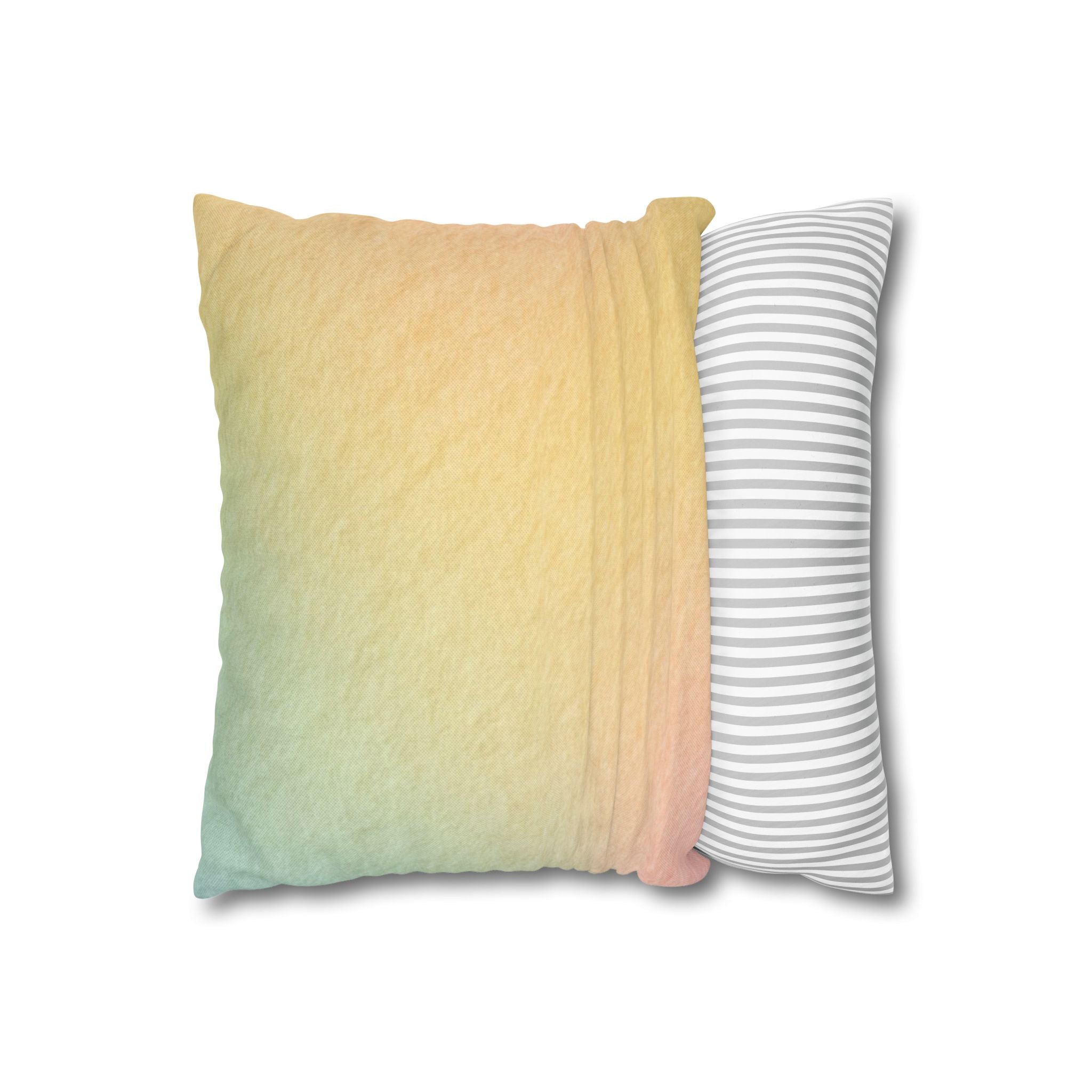 Spun Polyester Square Pillowcase