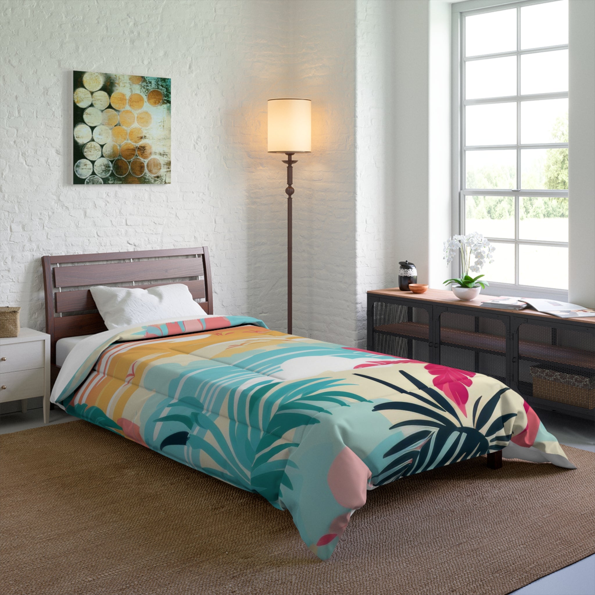 Afshar Island Dream Comforter, Artsulli - Art is Long, Life is Short, Home Decor, , , , , , , 