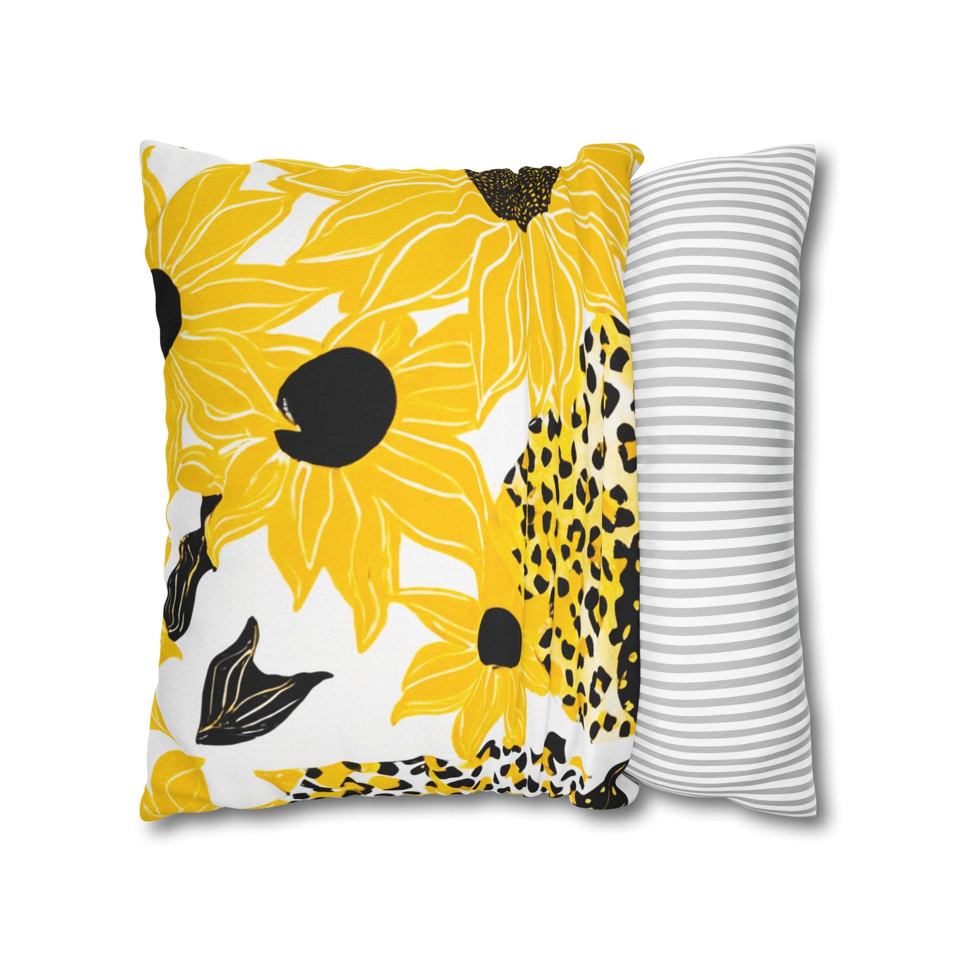 Spun Polyester Square Pillowcase, Artsulli - Art is Long, Life is Short, Home Decor, , , , , , , 
