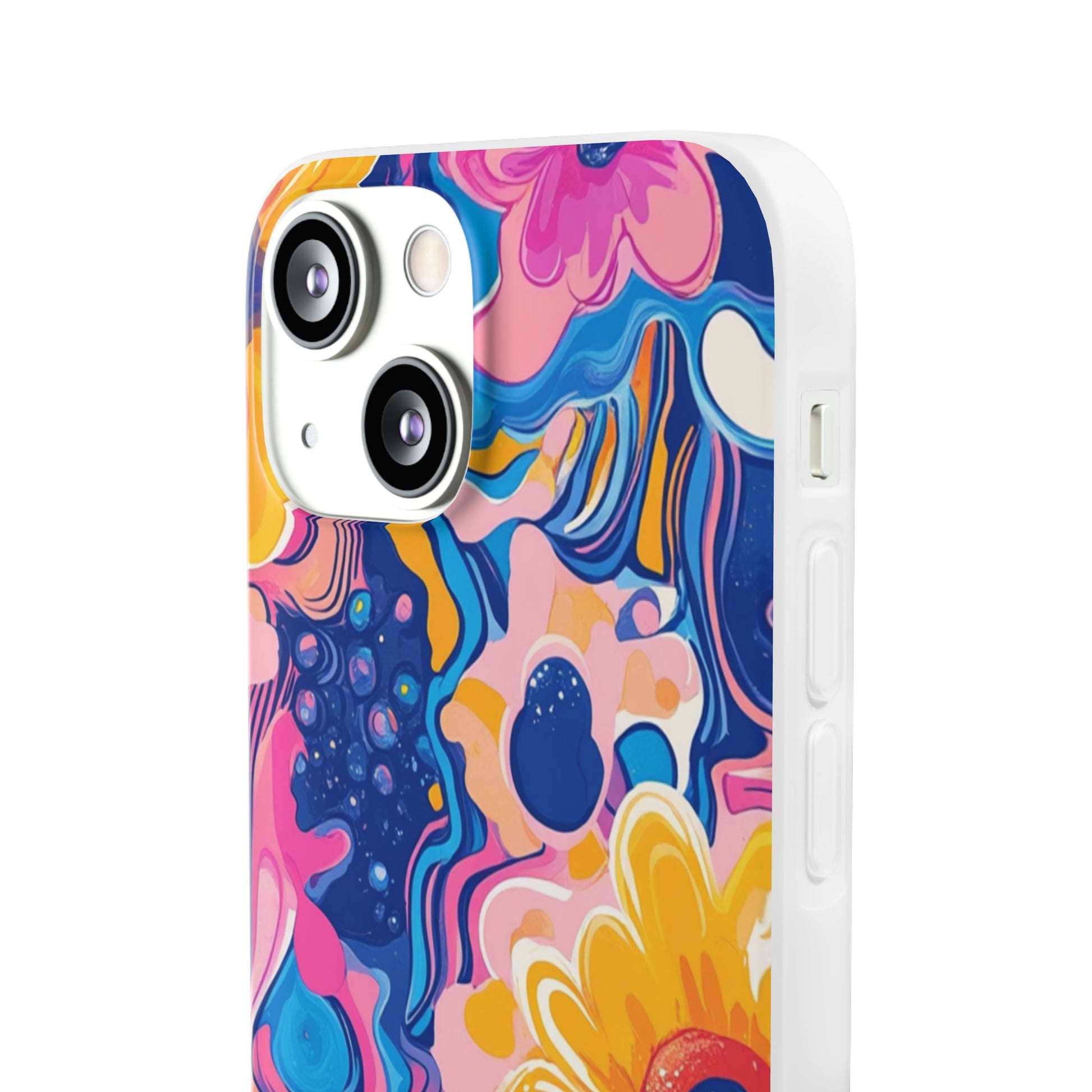 Psychedelic Floral iPhone Case, Artsulli - Art is Long, Life is Short, Phone Case, , , , , , , 