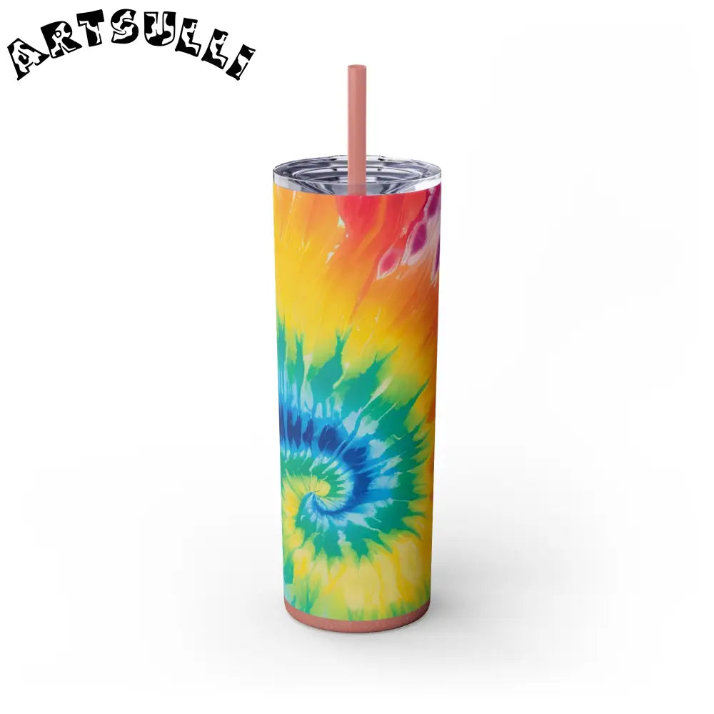 JAKKOUTTHEBXX Colorful Tie-Dye Insulated Tumbler 2025