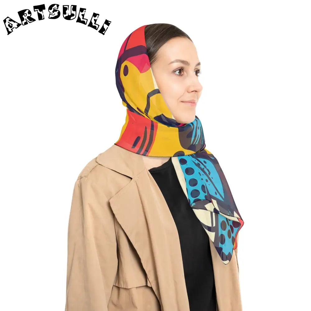 JAKKOUTTHEBXX Comic x Pop Art Poly Scarf JAKKOUTTHEBXX Artsulli