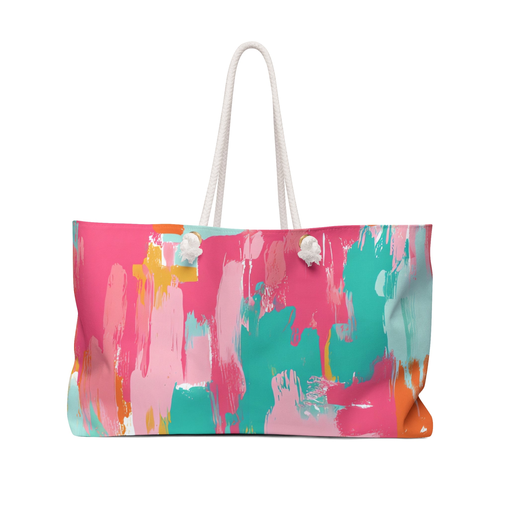 Copy of Preppy Pixel Bloom Weekender Bag, Artsulli - Art is Long, Life is Short, Bags, Size, 24" × 13", , , , , 30594416067912348534