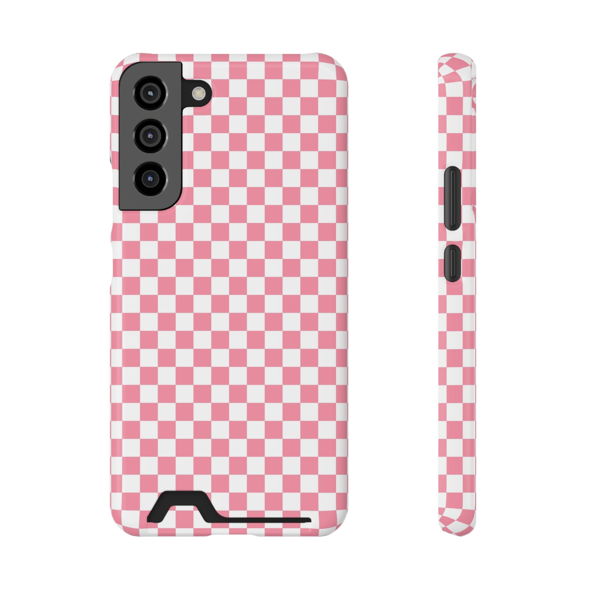 Brigandine Checkered Scene Phone Case With Card Holder, Artsulli - Art is Long, Life is Short, Phone Case, Size, Samsung Galaxy S22 Plus, Surface, Glossy, Shape, Without gift packaging, 29989777790198440474