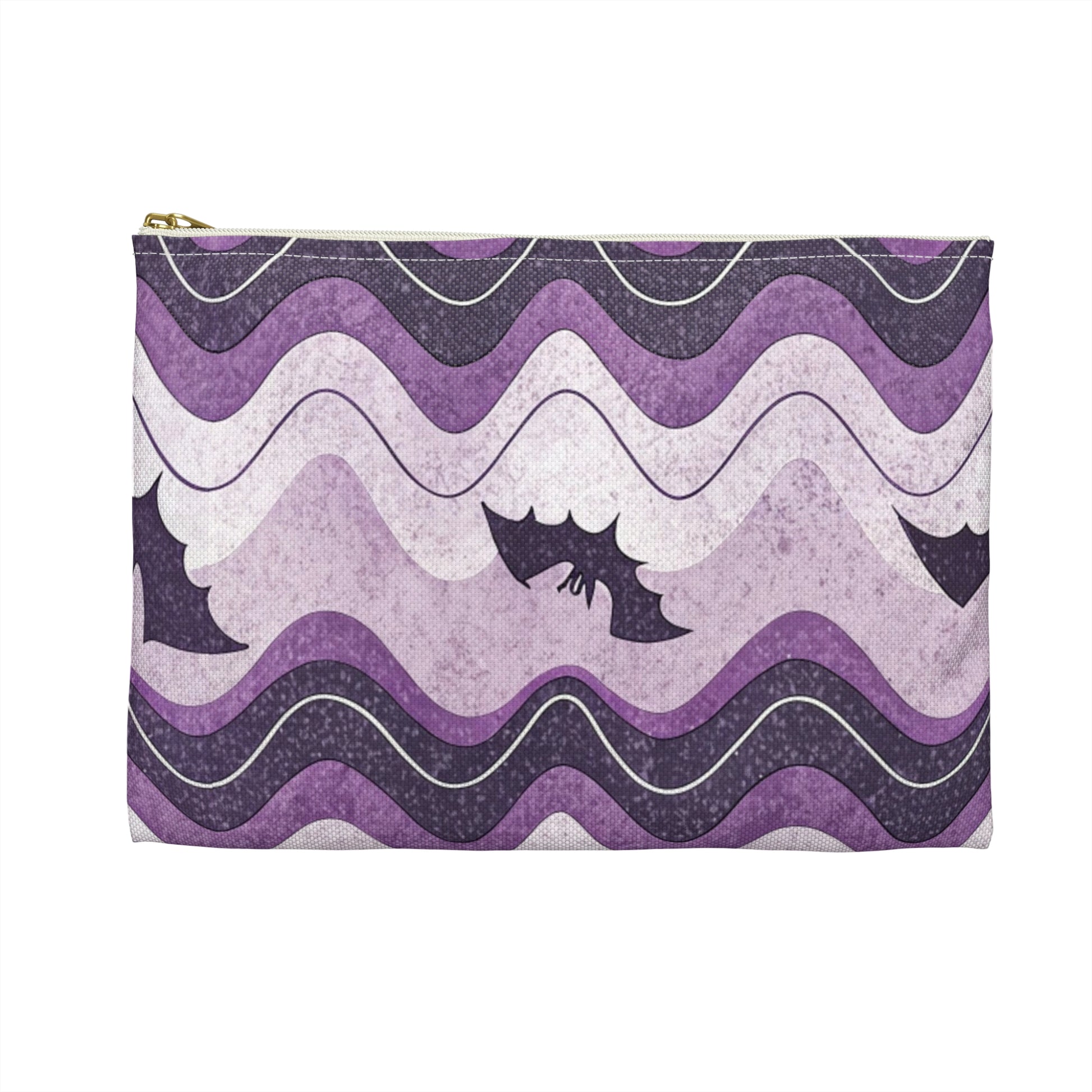 Bat Wave Accessory Pouch, Artsulli - Art is Long, Life is Short, Bags, , , , , , , 