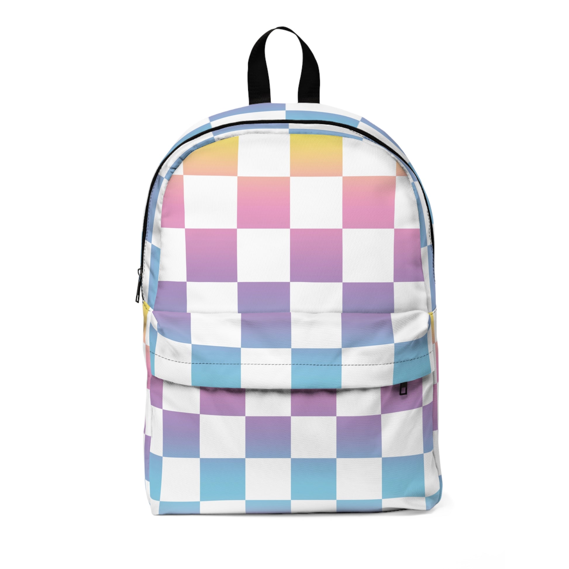 Vaporwave Check II Unisex Classic Backpack, Artsulli - Art is Long, Life is Short, Bags, Size, One size, , , , , 94951834995839193248