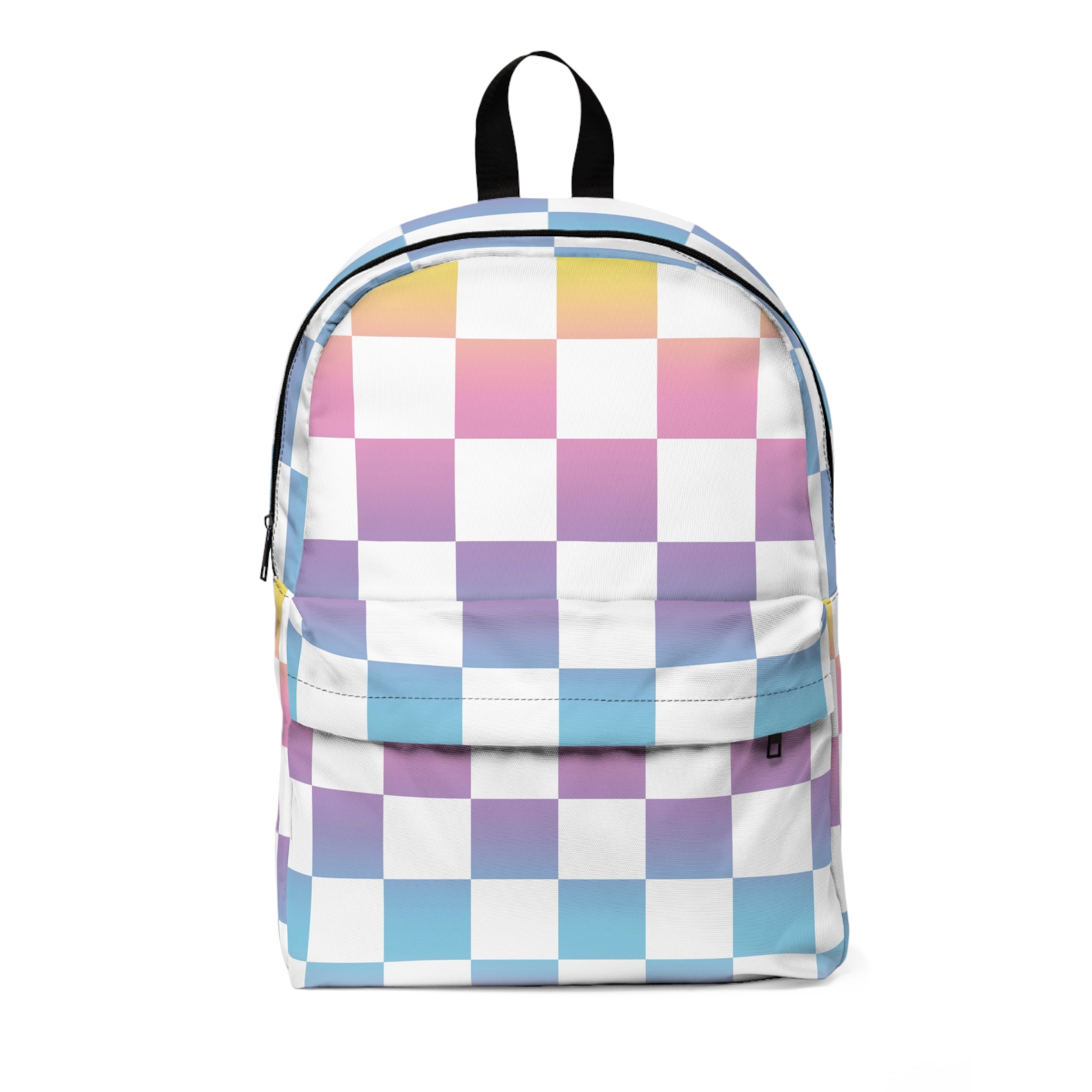 Vaporwave Check II Unisex Classic Backpack, Artsulli - Art is Long, Life is Short, Bags, Size, One size, , , , , 94951834995839193248