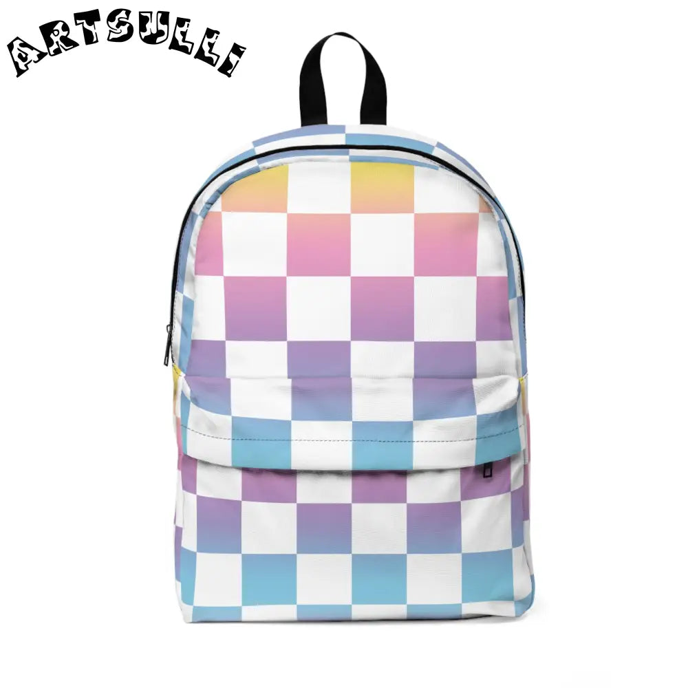 JAKKOUTTHEBXX Vaporwave Check II Unisex Classic Backpack