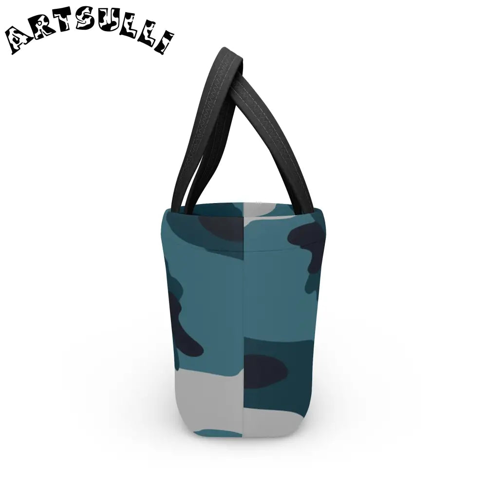 JAKKOUTTHEBXX Blue Camouflage Lunch Bag JAKKOUTTHEBXX Artsulli - Art