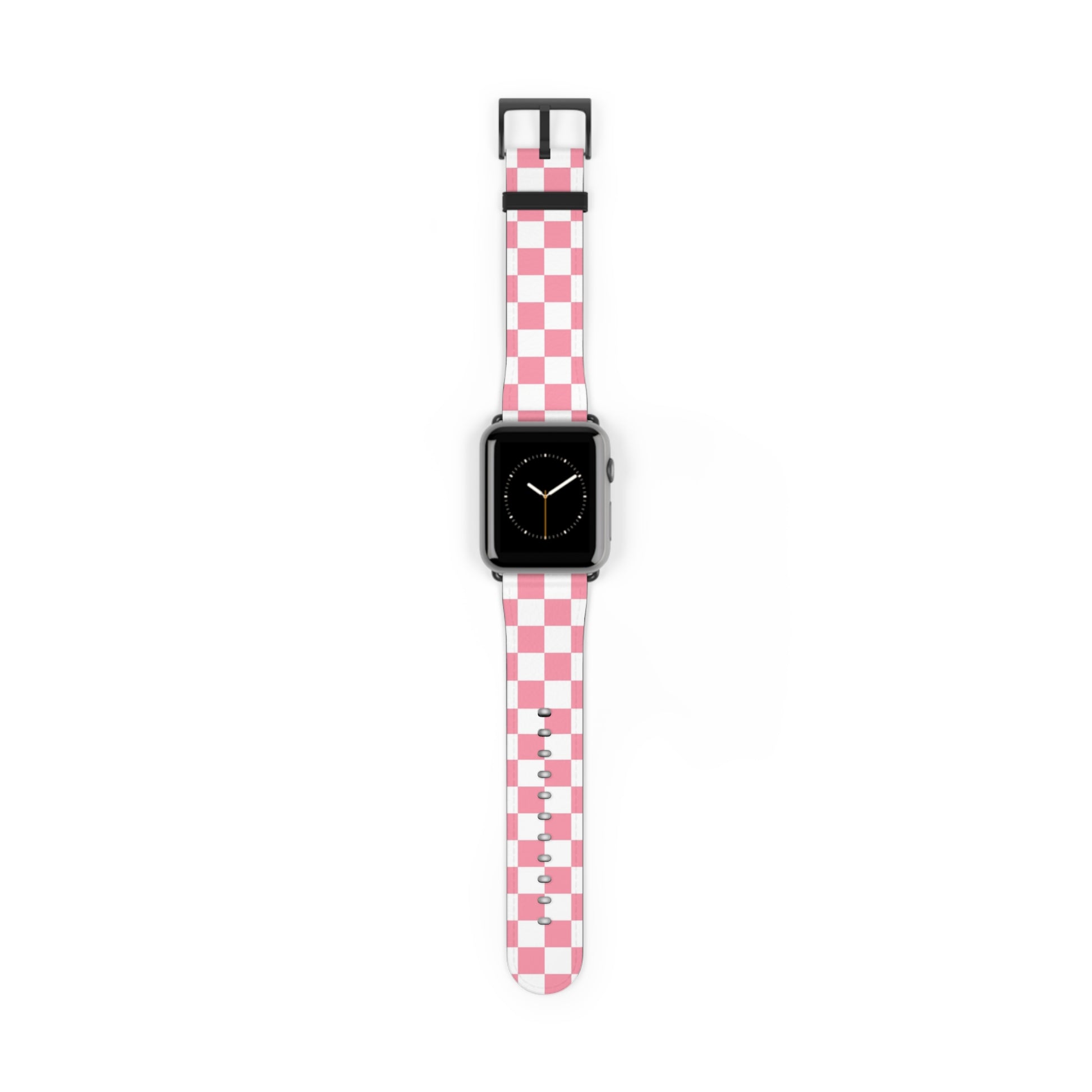 Brigandine Checkered Scene Watch Band, Artsulli - Art is Long, Life is Short, Accessories, Size, 42 - 45 mm, Color, Black Matte, , , 11656356391288270554