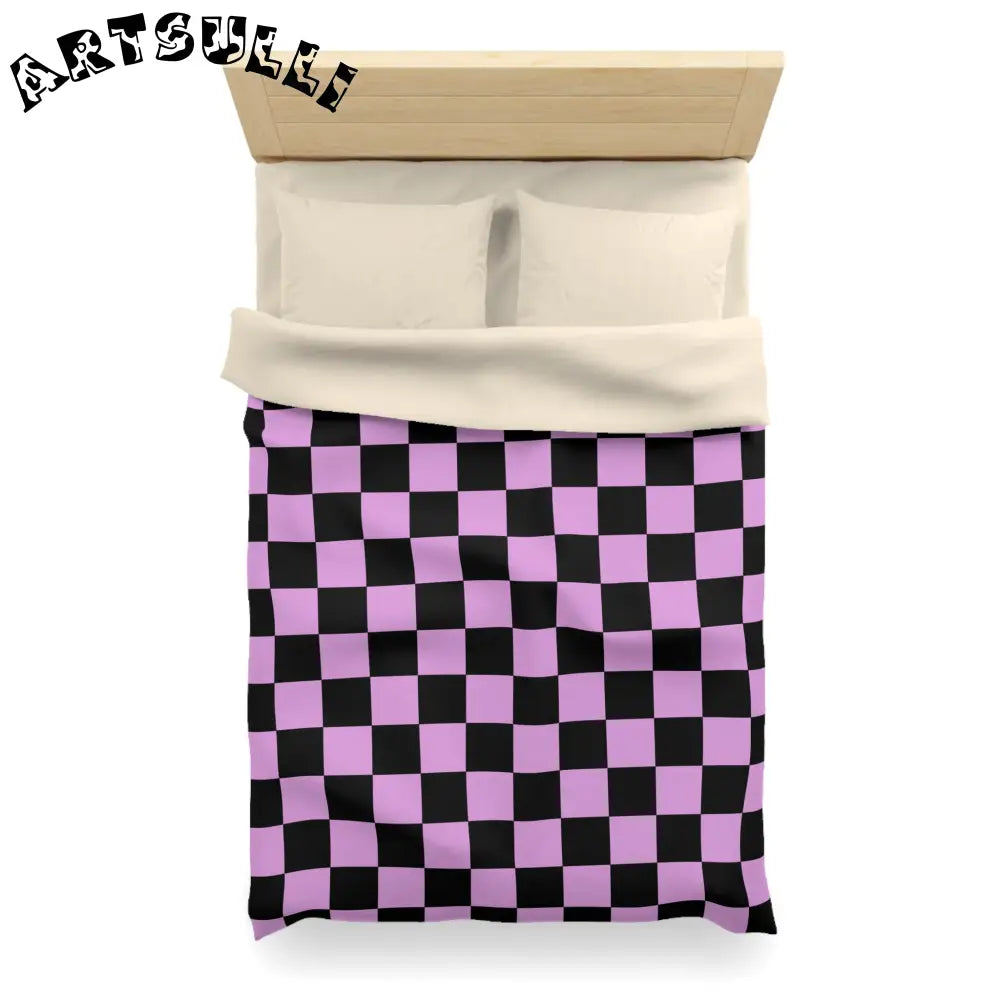 JAKKOUTTHEBXX Pixel Punk Vision Microfiber Duvet Cover JAKKOUTTHEBXX