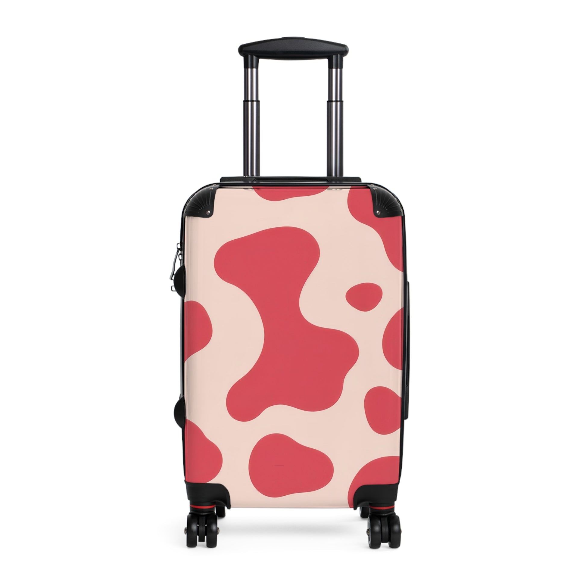 Red Jungle Cow Suitcase, Artsulli - Art is Long, Life is Short, Bags, Size, Small, Color, Black, , , 77149628338808803873