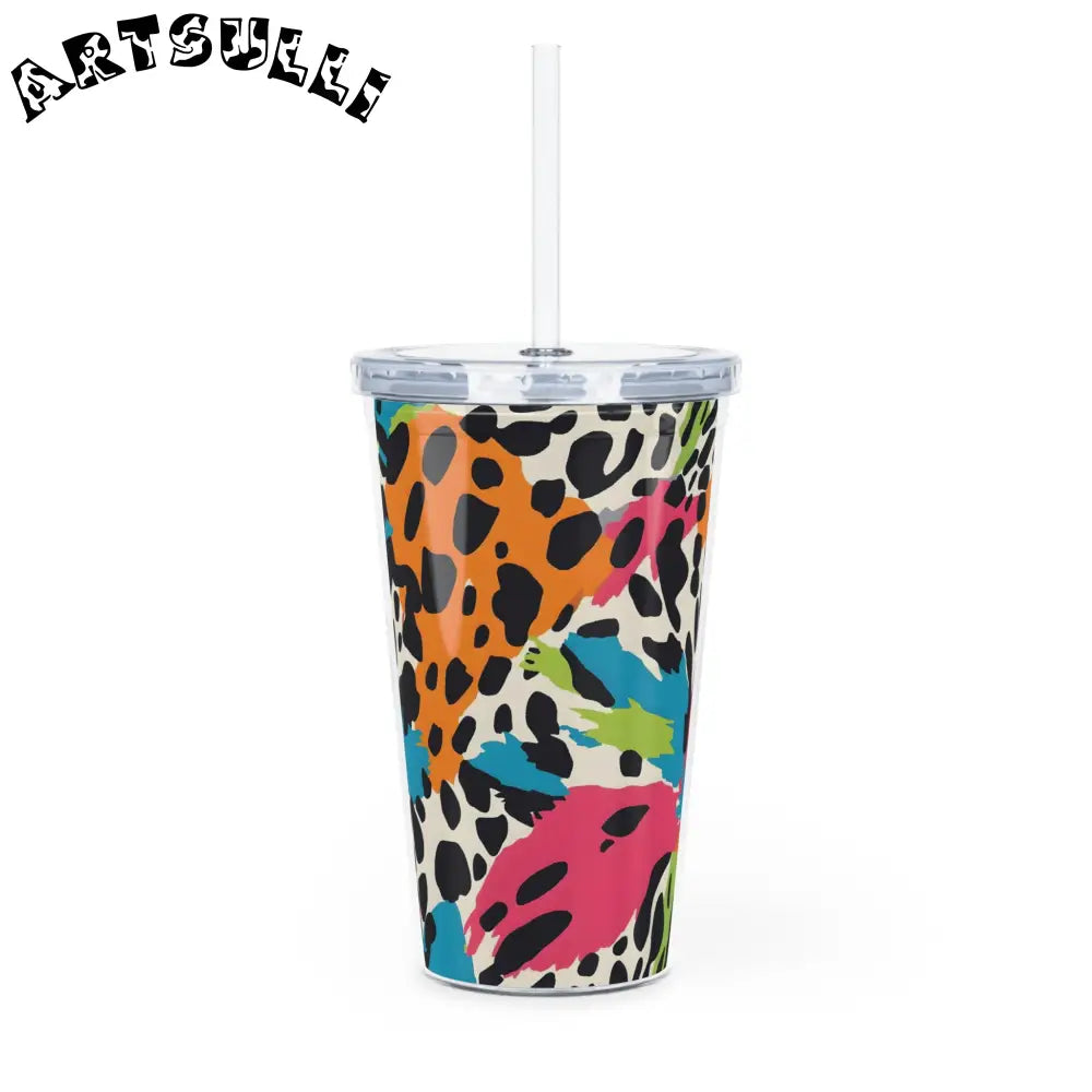 JAKKOUTTHEBXX Wild Brush Strokes x Animal Print Multi-Color Plastic