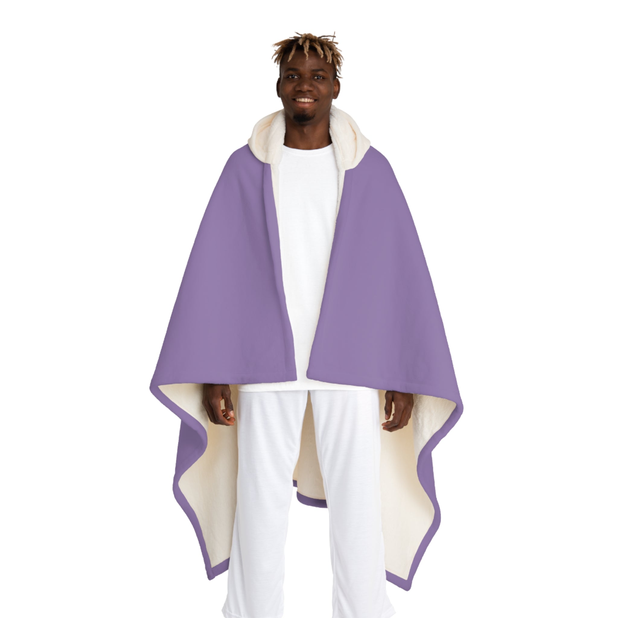 Hooded Sherpa Fleece Blanket