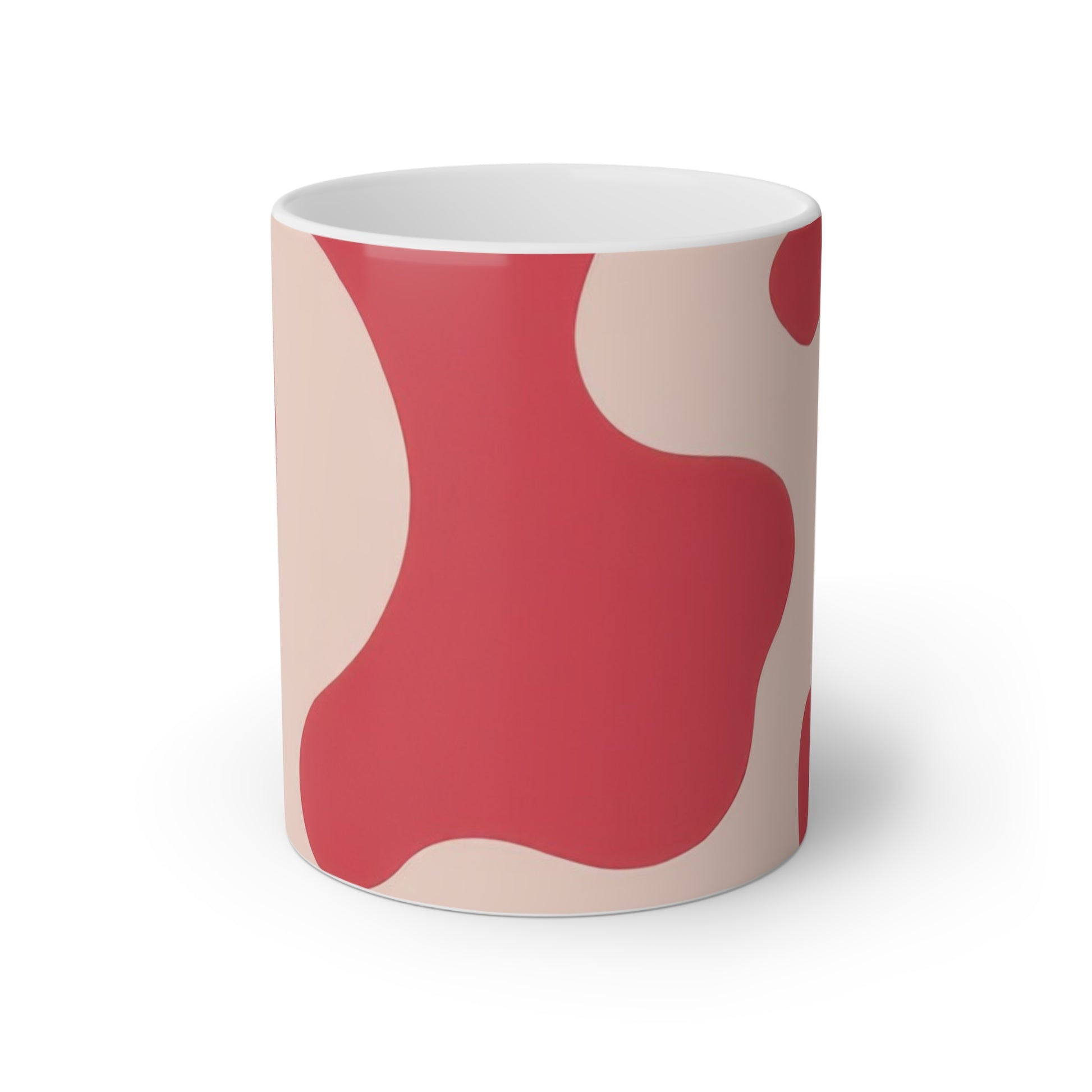Red Jungle Cow White Mug, 11oz, Artsulli - Art is Long, Life is Short, Mug, Size, 11oz, Color, White, , , 26981571566937879536