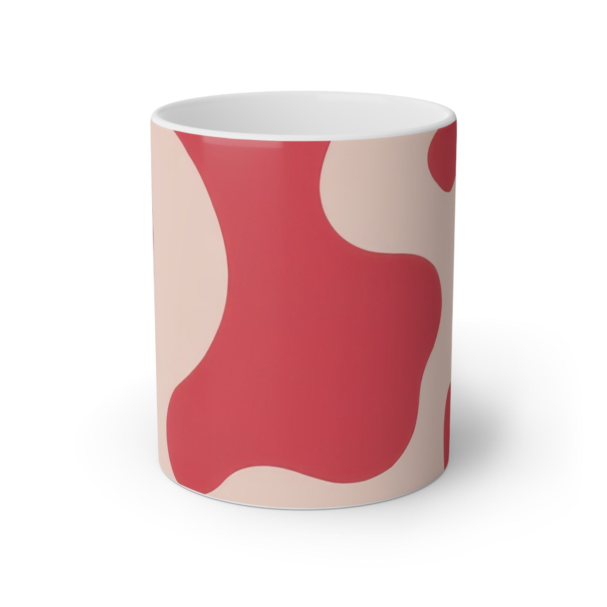 Red Jungle Cow White Mug, 11oz, Artsulli - Art is Long, Life is Short, Mug, Size, 11oz, Color, White, , , 26981571566937879536
