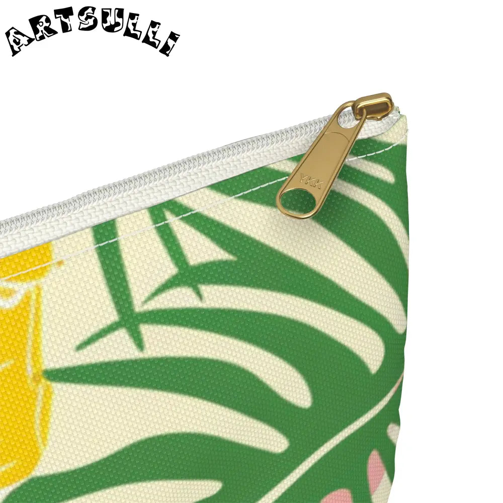 JAKKOUTTHEBXX Colorful Tropical Floral Flat Pouch 2025