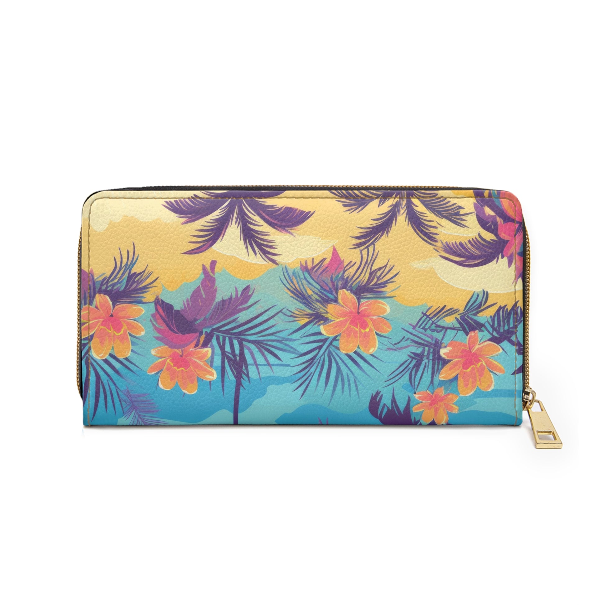 Sunset Paradise Zipper Wallet, Artsulli - Art is Long, Life is Short, Accessories, , , , , , , 