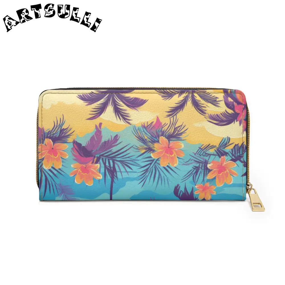 JAKKOUTTHEBXX Sunset Paradise Zipper Wallet JAKKOUTTHEBXX Artsulli
