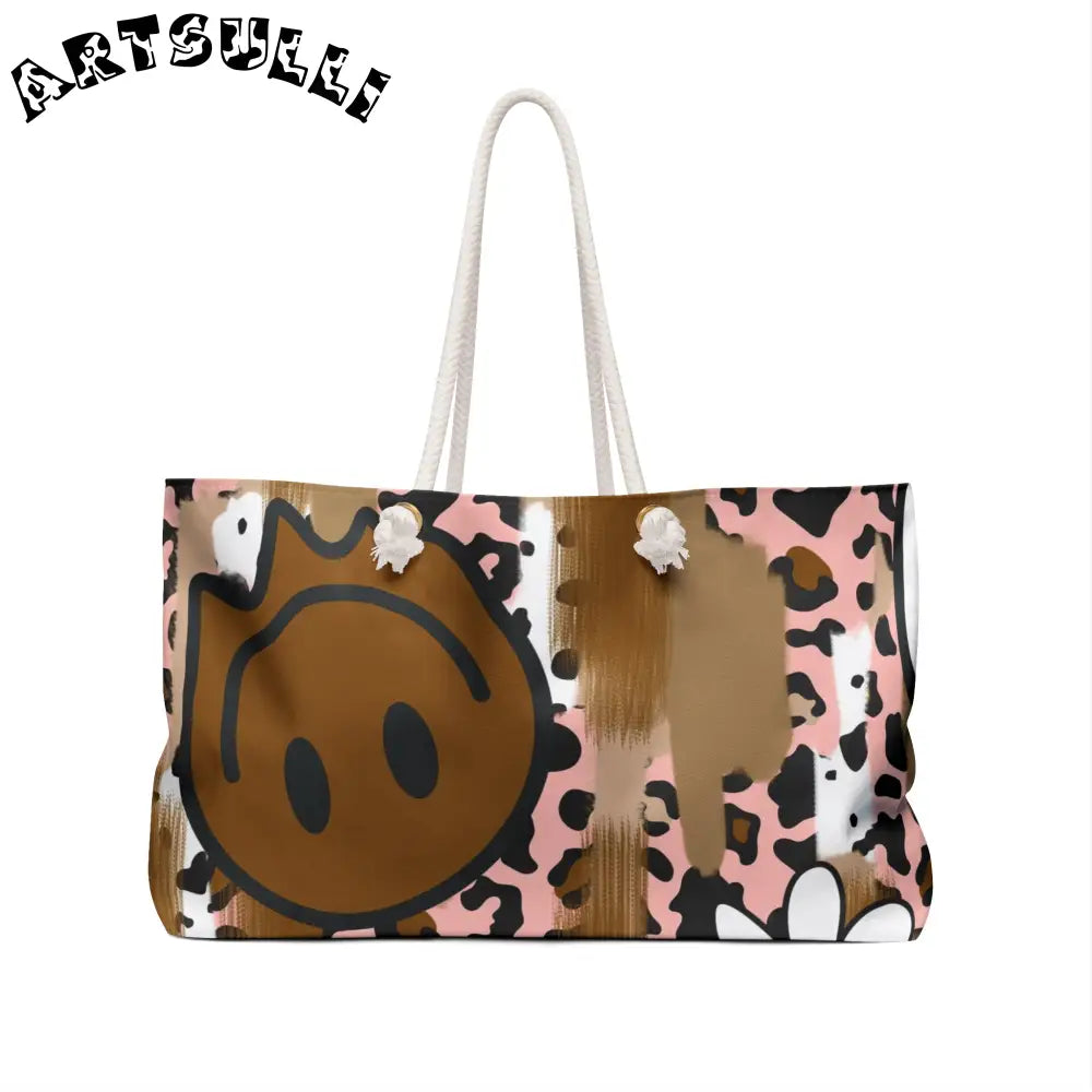JAKKOUTTHEBXX Sutfin Ghosts Pop Art Weekender Bag JAKKOUTTHEBXX