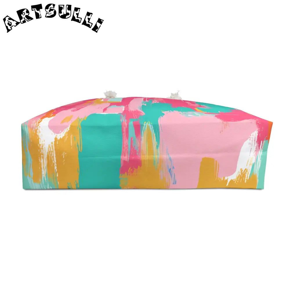 JAKKOUTTHEBXX Copy of Preppy Pixel Bloom Weekender Bag JAKKOUTTHEBXX