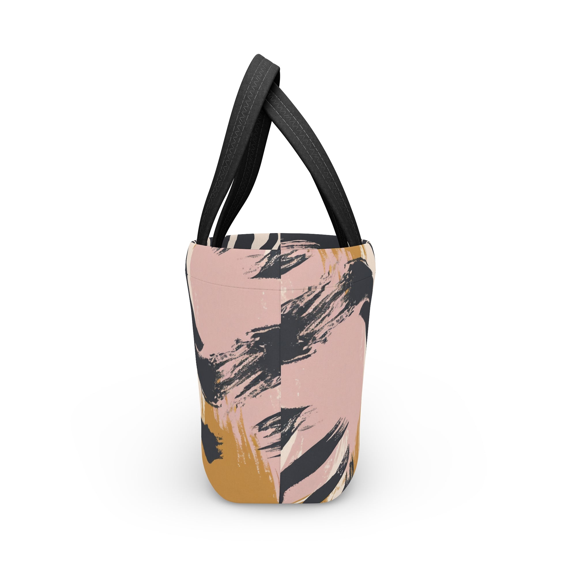 Beige Zebra Jungle Flats Lunch Bag, Artsulli - Art is Long, Life is Short, Bags, , , , , , , 