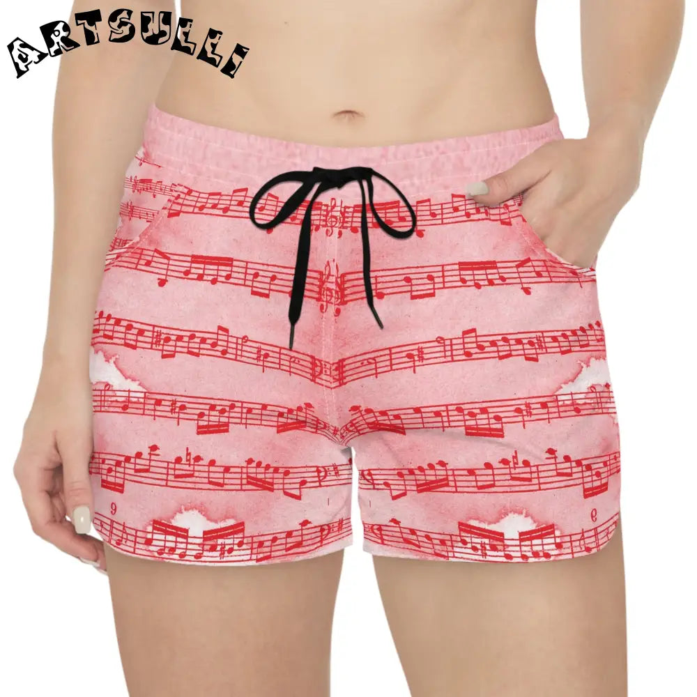 JAKKOUTTHEBXX Pink Musical Note Shorts 2025