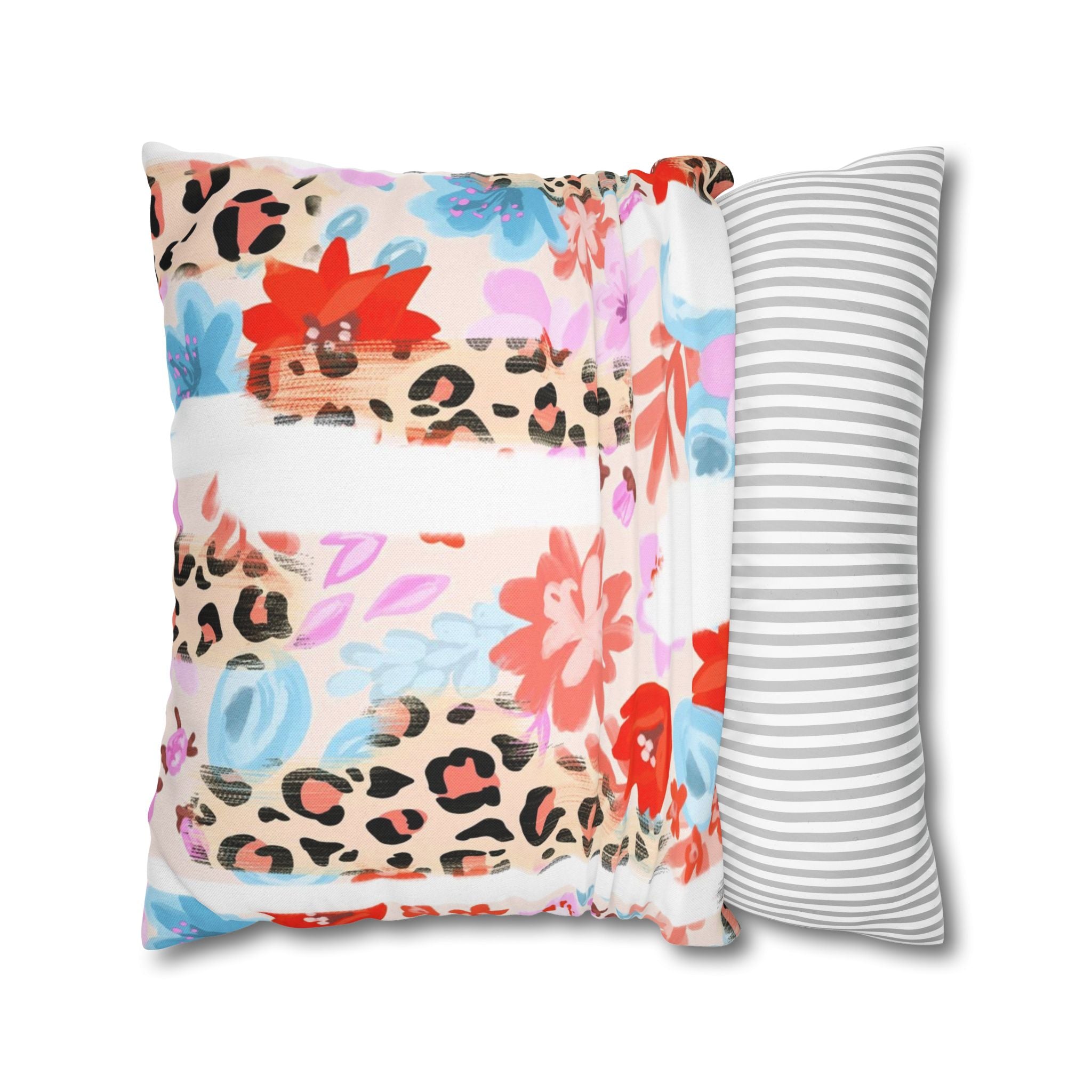 Spun Polyester Square Pillowcase