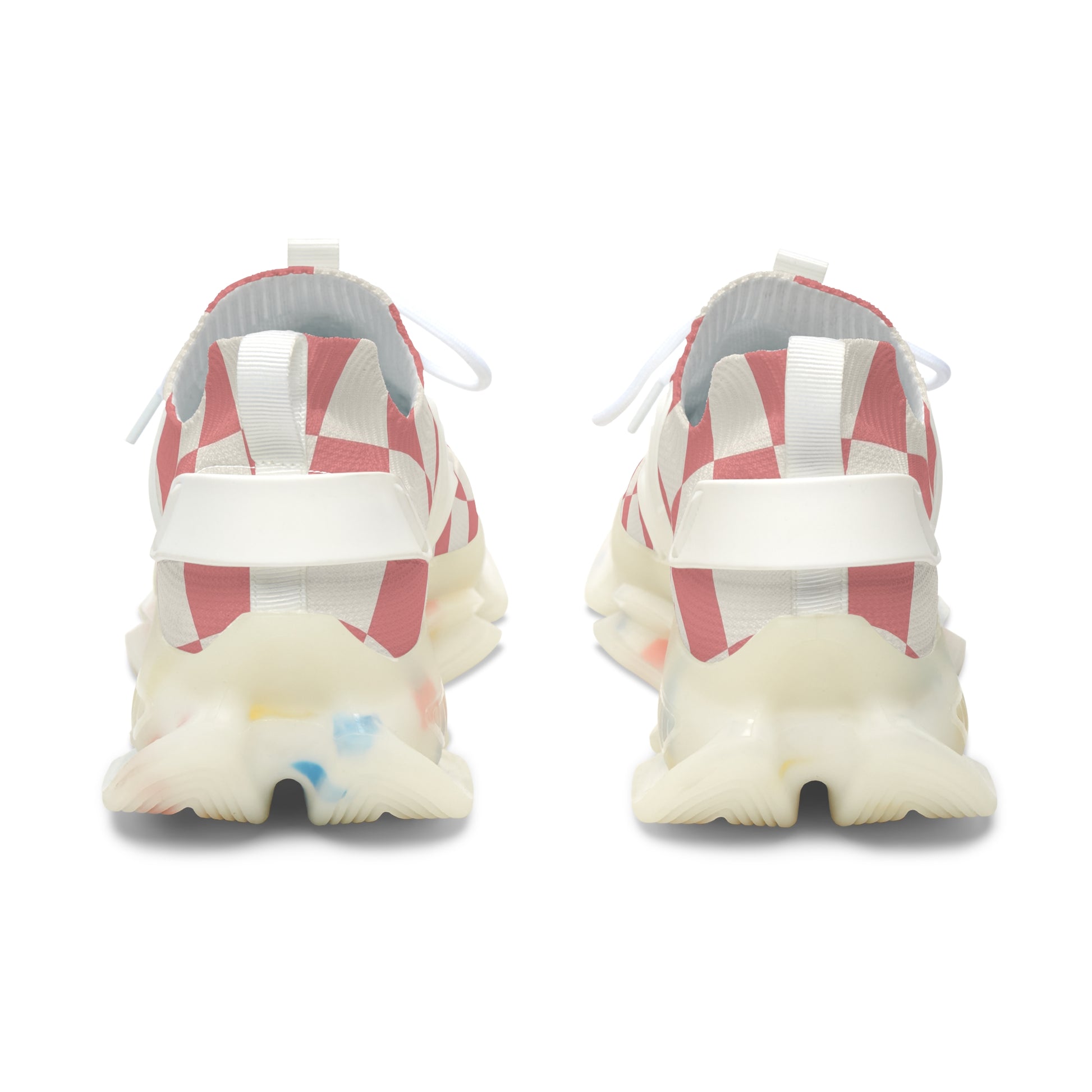Retro Checkered Grassland Sprites Women's Mesh Sneakers, Artsulli - Art is Long, Life is Short, Shoes, , , , , , , 