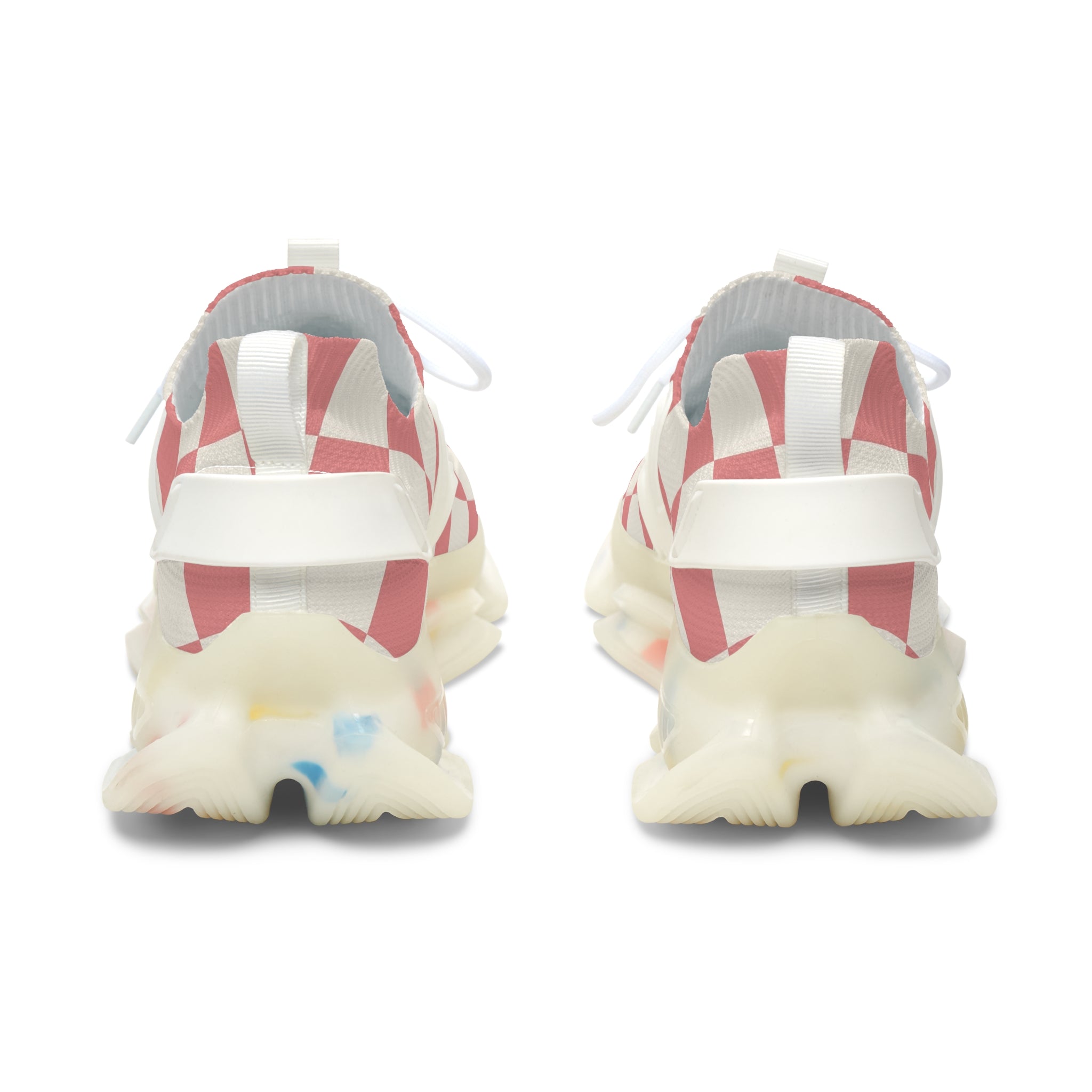 Retro Checkered Grassland Sprites Women's Mesh Sneakers, Artsulli - Art is Long, Life is Short, Shoes, , , , , , , 