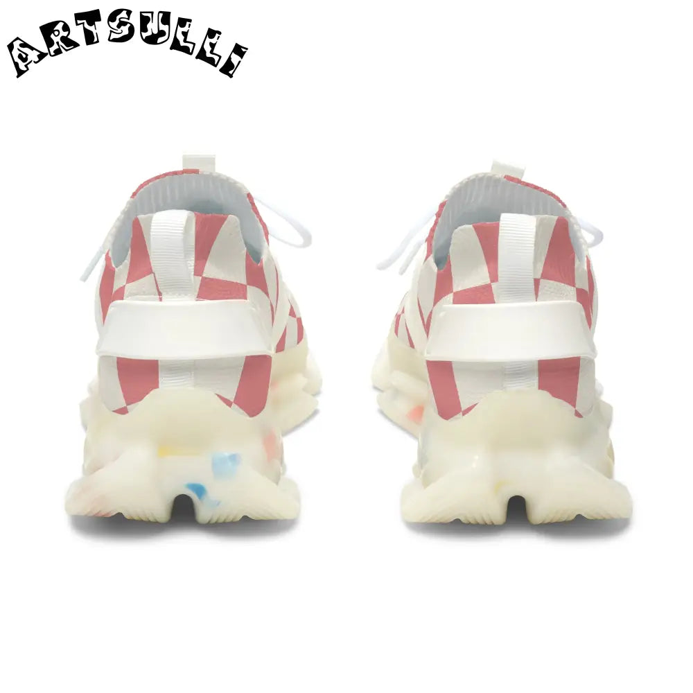 JAKKOUTTHEBXX Retro Checkered Grassland Sprites Women’s Mesh