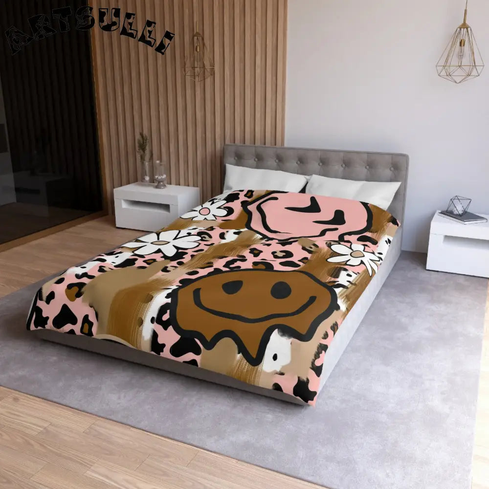 JAKKOUTTHEBXX Sutfin Ghosts Pop Art Microfiber Duvet Cover