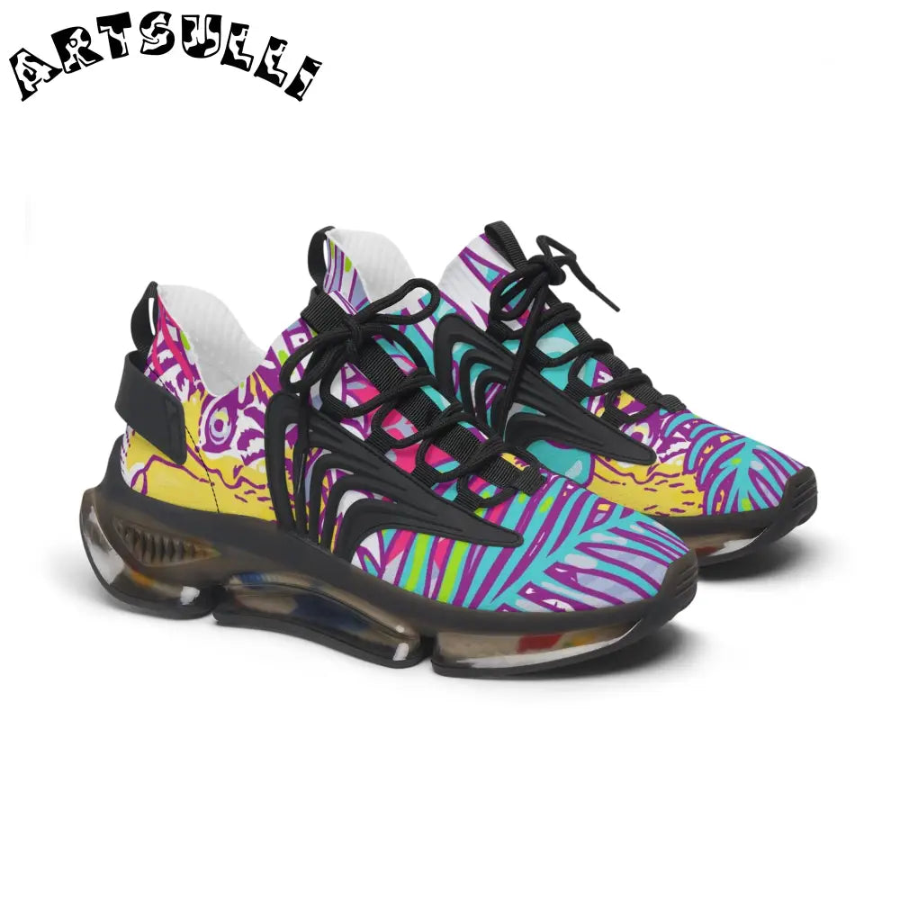 JAKKOUTTHEBXX Tropical Jungle Tigers Torquise and Purple Women’s