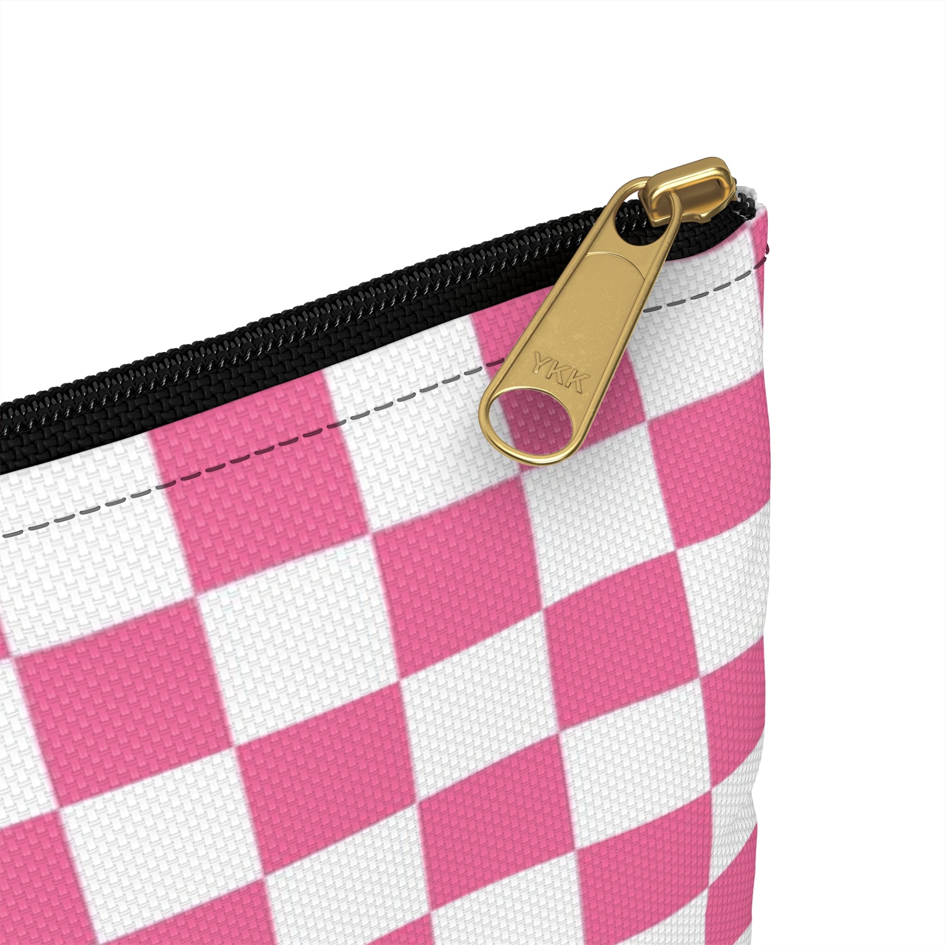 Yuyushiki Pink Check Accessory Pouch, Artsulli - Art is Long, Life is Short, Bags, , , , , , , 