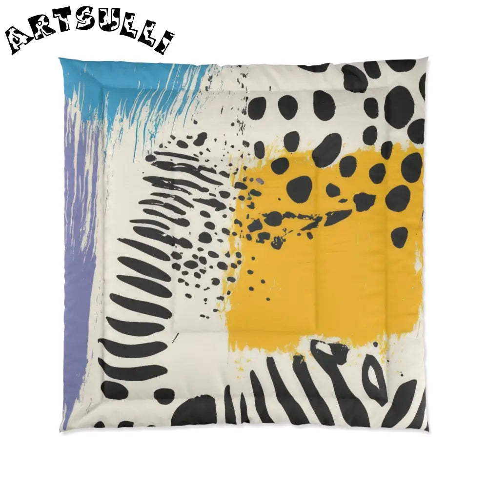 JAKKOUTTHEBXX Rae Zebra Rhapsody Comforter JAKKOUTTHEBXX Artsulli