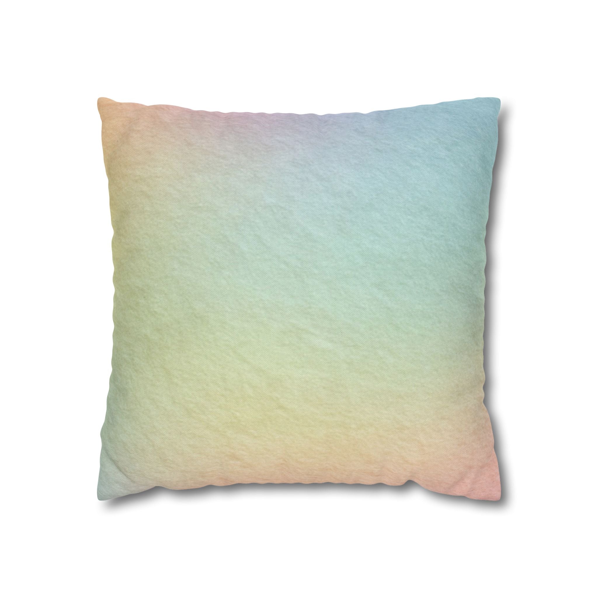 Spun Polyester Square Pillowcase