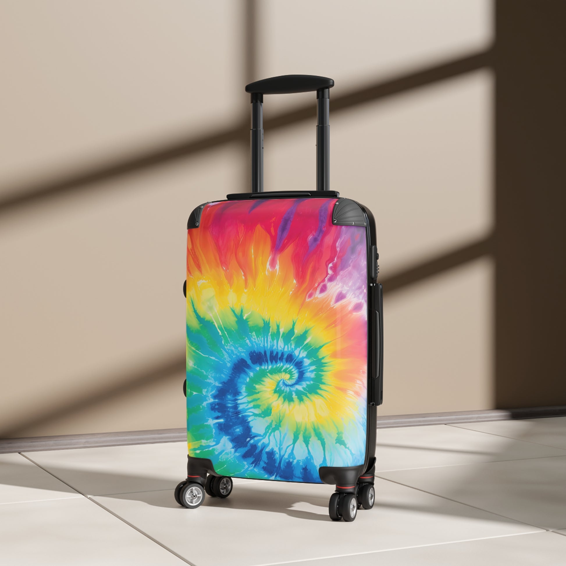 Tie Dye Suitcase, Artsulli - Art is Long, Life is Short, Bags, , , , , , , 