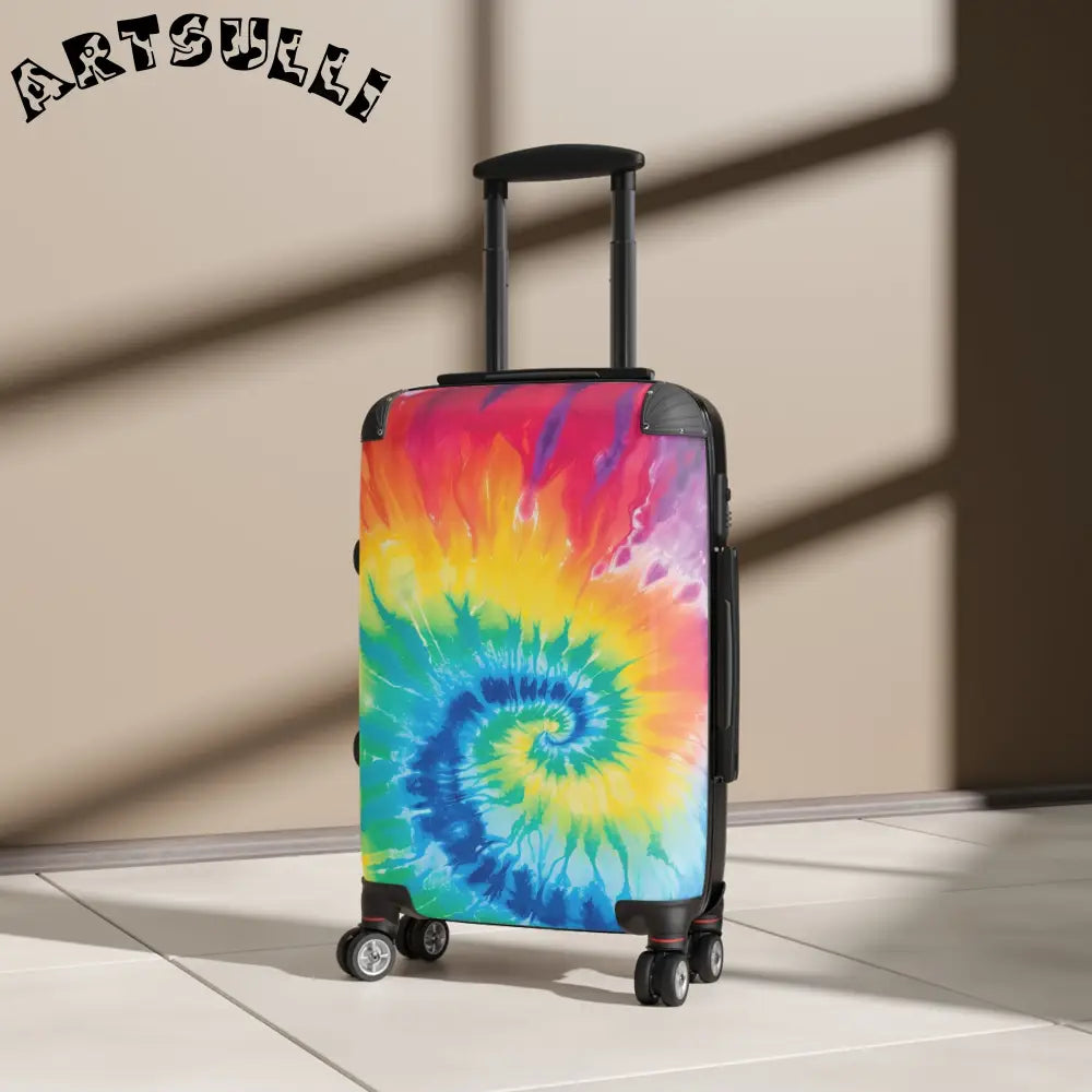 JAKKOUTTHEBXX Tie Dye Spinner Luggage 2025