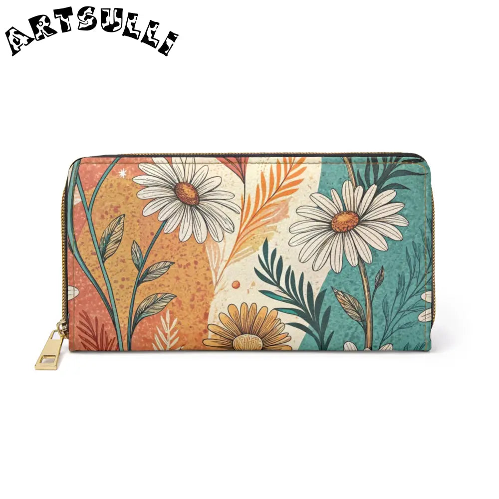JAKKOUTTHEBXX Retro Daisy Dream Zipper Wallet JAKKOUTTHEBXX Artsulli