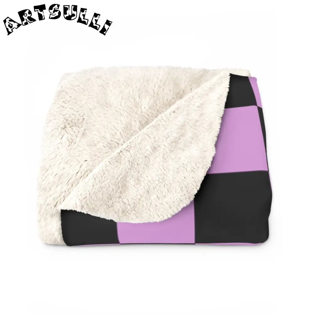 JAKKOUTTHEBXX Pixel Punk Vision Sherpa Fleece Blanket JAKKOUTTHEBXX