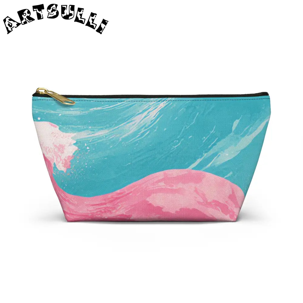 JAKKOUTTHEBXX The Great Pastelwave Pink and Blue Accessory Pouch w