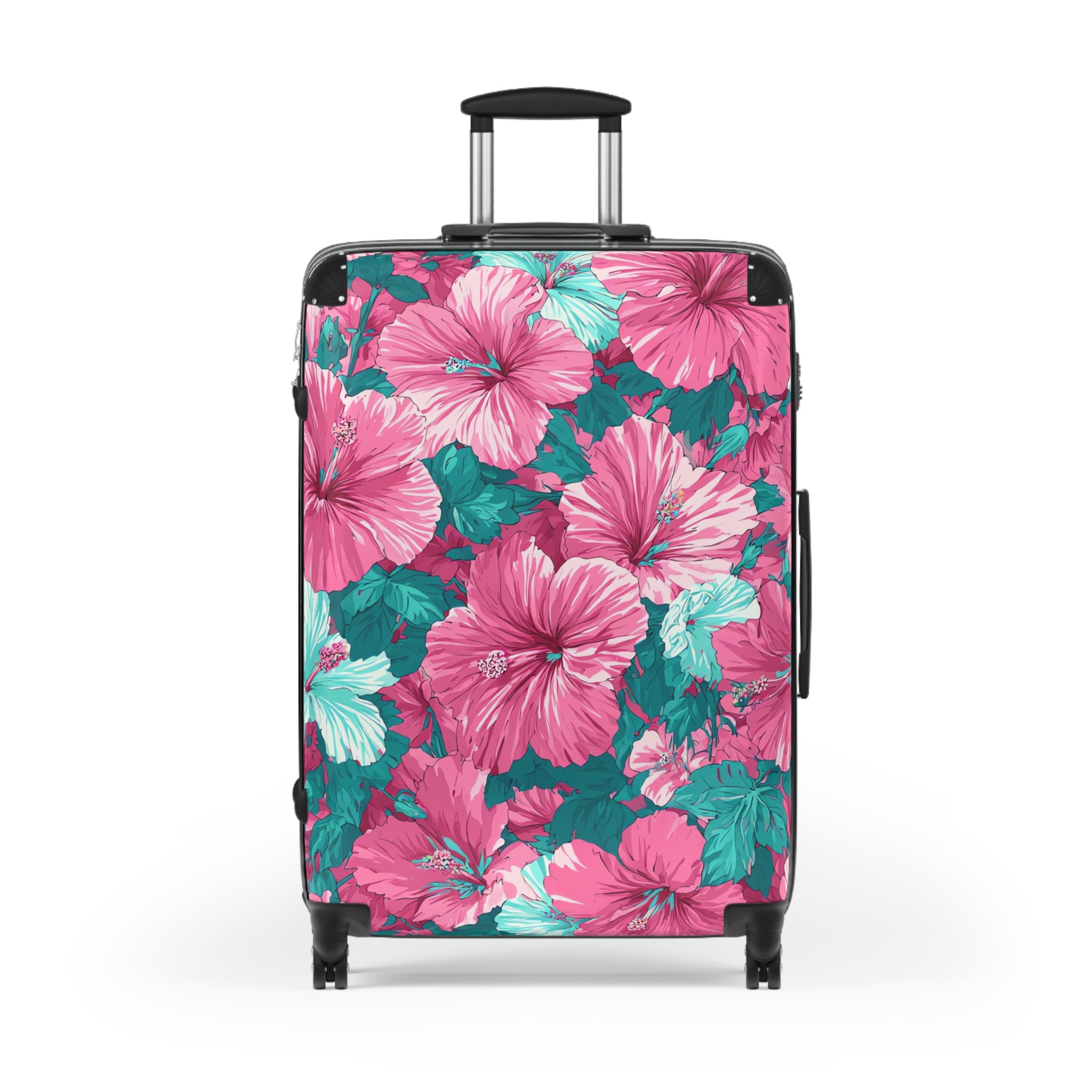 Flowerpunk Aloha Suitcase, Artsulli - Art is Long, Life is Short, Bags, Size, Large, Color, Black, , , 29580223990329025147