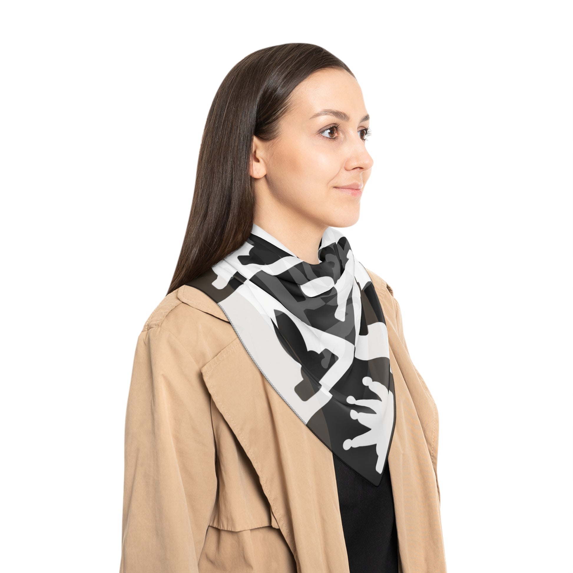 AI Chess Procedural Palace Poly Scarf, Artsulli - Art is Long, Life is Short, Accessories, , , , , , , 