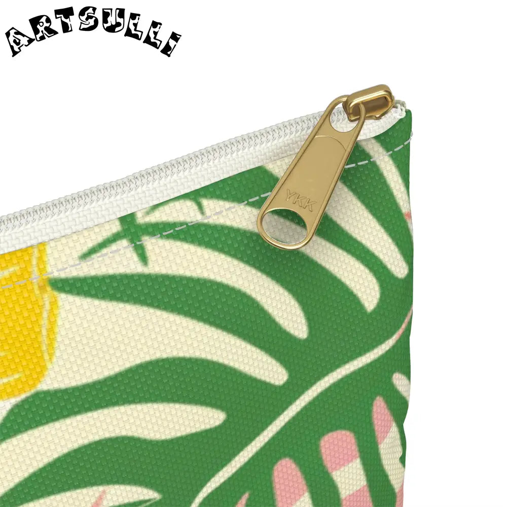 JAKKOUTTHEBXX Colorful Tropical Floral Flat Pouch 2025