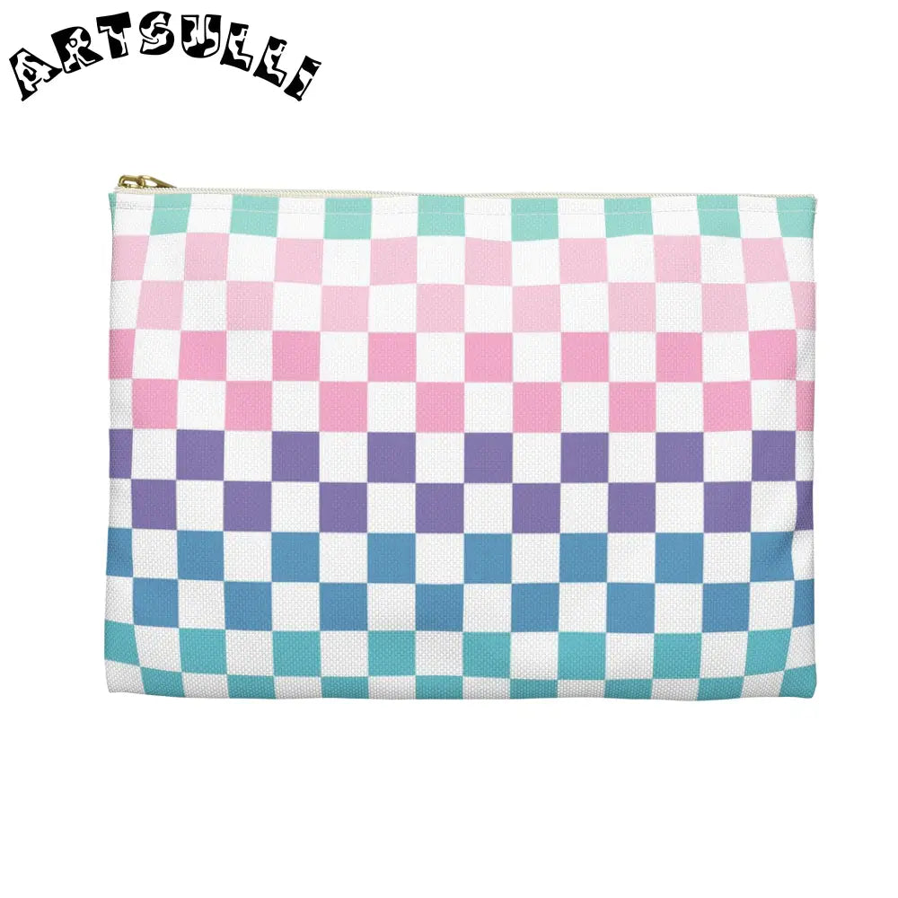 JAKKOUTTHEBXX Vaporwave Rainbow Checkerboard Multi-Color Accessory