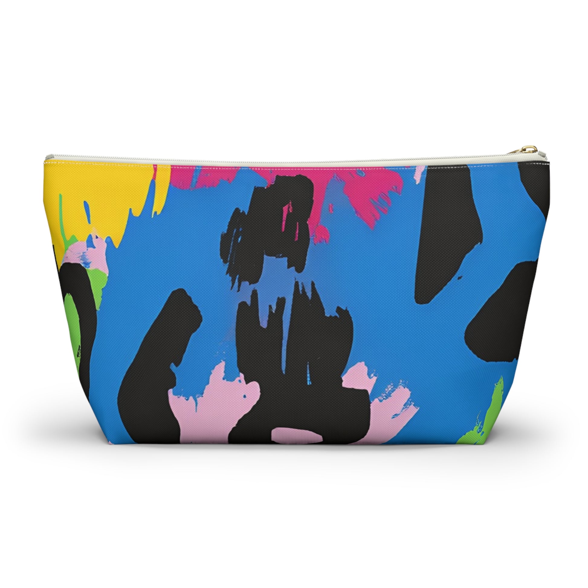 90s Neon Accessory Pouch w T-bottom, Artsulli - Art is Long, Life is Short, Bags, , , , , , , 