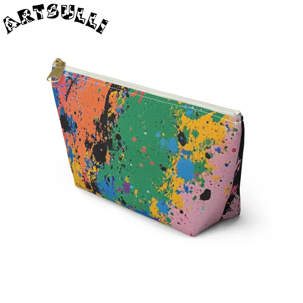 JAKKOUTTHEBXX The Colors Of Paint Splatter Accessory Pouch w