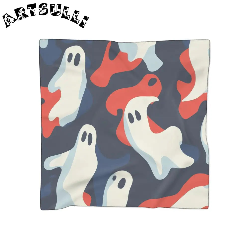JAKKOUTTHEBXX Camo Ghosts Poly Scarf JAKKOUTTHEBXX Artsulli - Art